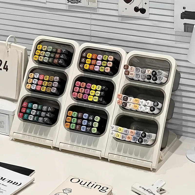 Student desktop cant brush pot,marker pen rack,stationery/cosmetics to receive large capacity,back to school season, Christmas