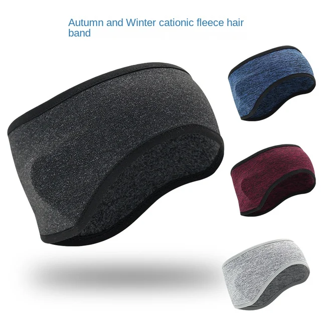 Mężczyźni Kobiety Nauszniki Outdoor Fleece Ochrona uszu Opaska do włosów Sport Run Kolarstwo Ciepłe Zimne Nakrycie głowy Opaska ochronna na czoło