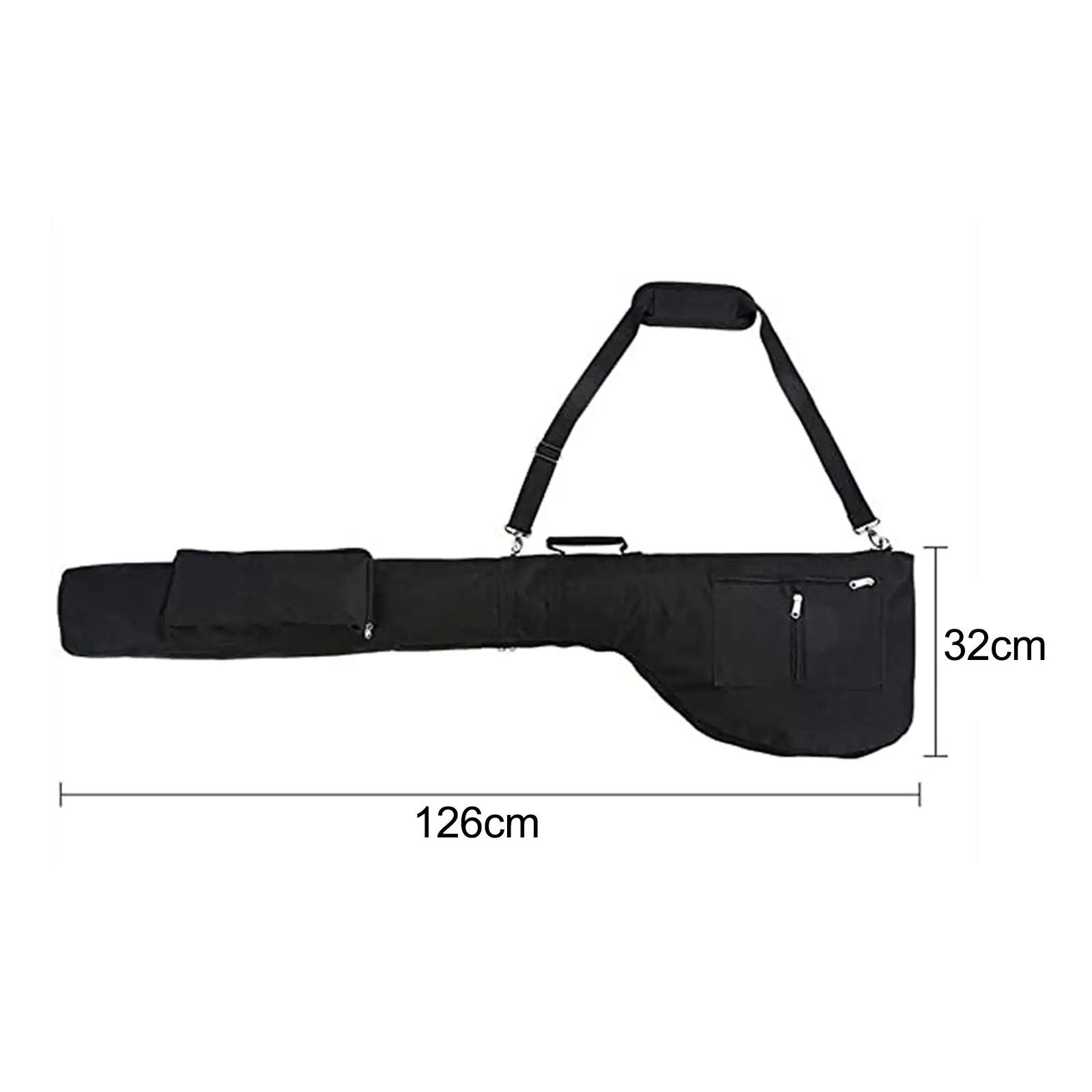 Golf Bag Waterproof with Shoulder Strap Golf Training for Women Men Durable Foldable Zipper Pouch Carrying Golf Club Travel Bag