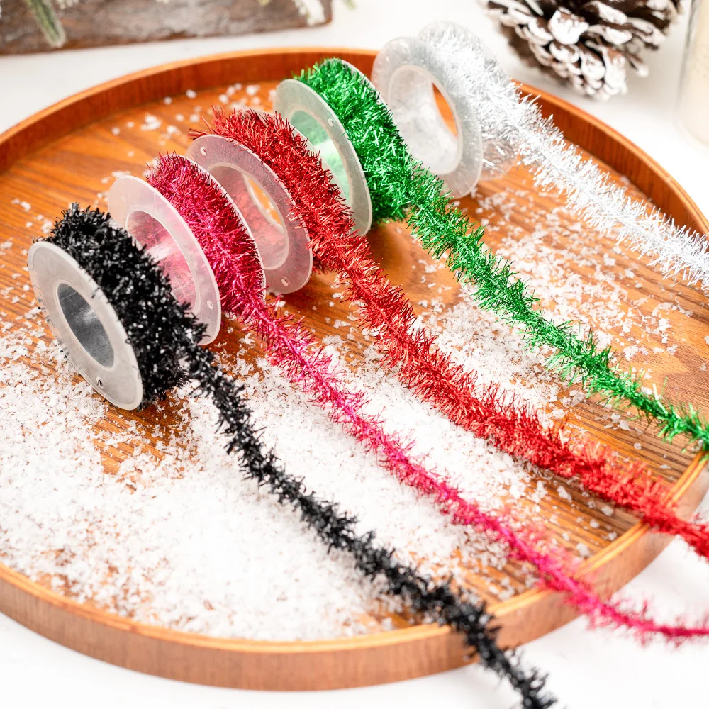 1,5 m Band zum Aufhängen, Weihnachtsbaum-Dekoration, DIY-Bögen, Schnur-Ornamente für Zuhause, 2025, Weihnachtsdekoration, Neujahr, Partyzubehör, Navidad