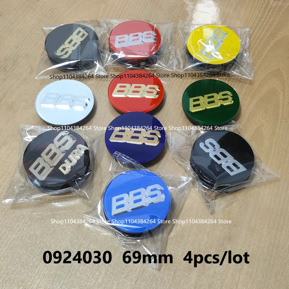 

4pcs BBS 0924030 69mm Acrylic PMMA planar surface Car Wheel hub center Cap Hub for BBS 0924030 DURA Center HubCaps accessories