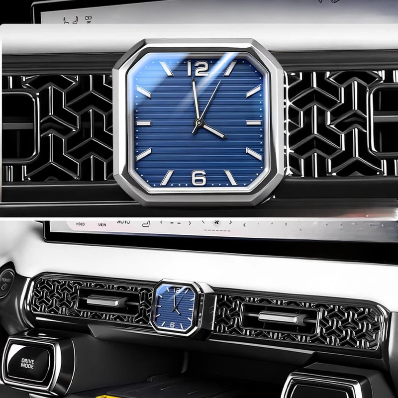 

For Toyota RAV4 2026 Center Console Car Clock Decoration Air Outlet Quartz Clock Luminous Electronic Watch Interior Accessories