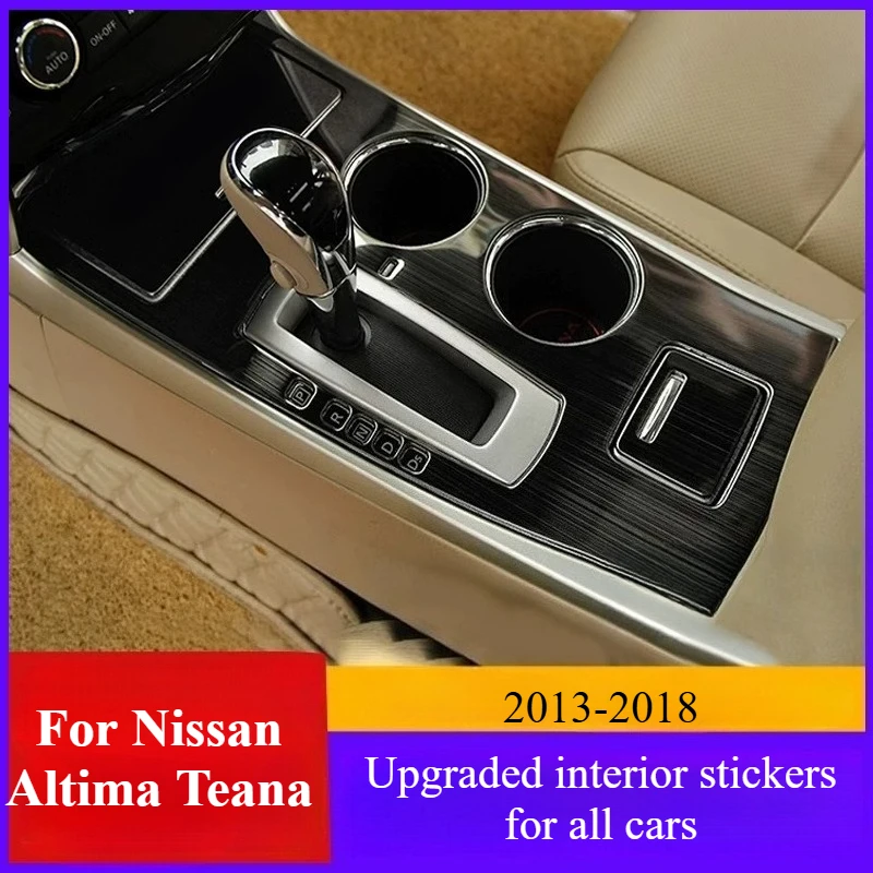 For Nissan Altima 2013-2018 Gear Shift Panel Trim Precision Fit No Drilling Interior Styling AccessoriesCenter Console Trim