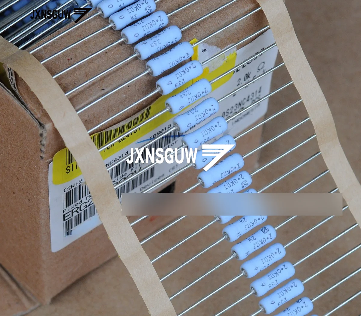 20PCS NEW Original Matsushita 5% 2W2K 3.5x11mm Metal oxide film resistor 2W 2K Fever resistance 2W2000Ω free shipping