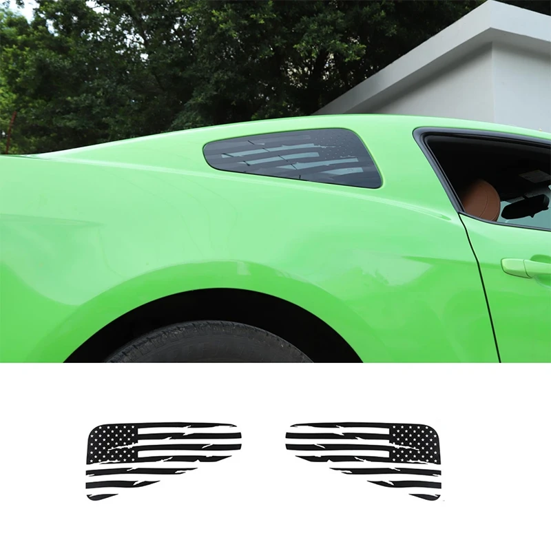 

Наклейка на окно, наклейка с потертым флагом на заднее окно для Ford Mustang 2008, 2009, 2010, 2011, 2012, 2013, 2014