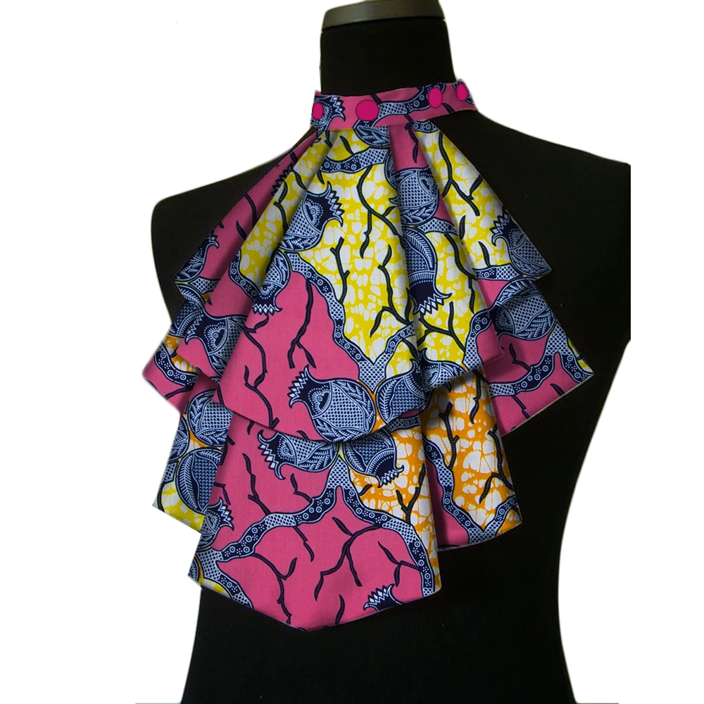 

Новый африканский накладной воротник и бант, красочные съемные воротники и банты, аксессуары для женской одежды, 20 цветов BRW WYb252