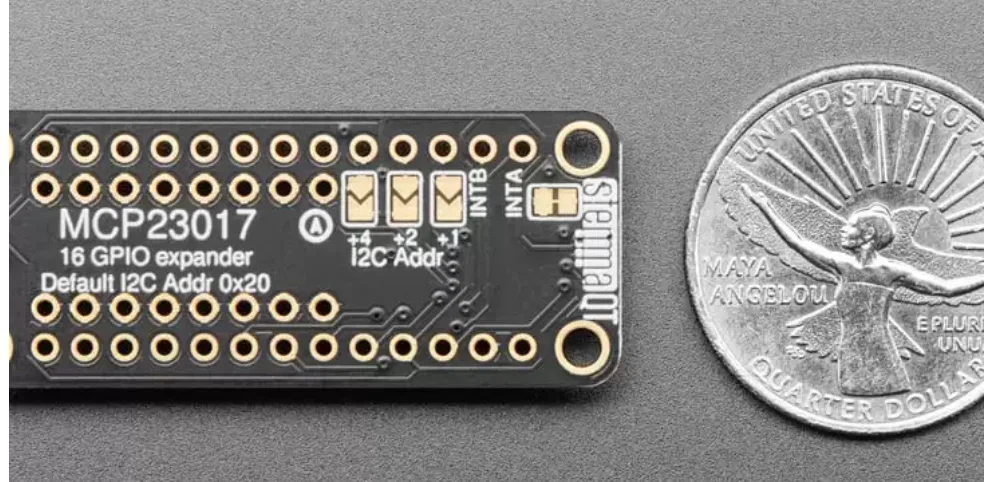 MCP23017 I2C GPIO-uitbreidingsmodule, beschikbaar op aanvraag, inclusief datasheet 5346.