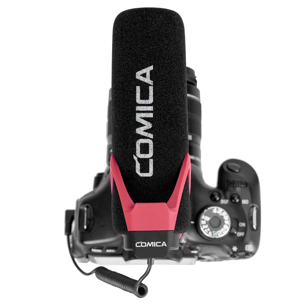 Comica CVM-V30 LITE กล้อง Shotgun ไมโครโฟน Supercardioid Professional คอนเดนเซอร์วิดีโอ Volgging ไมโครโฟนบันทึก Shock Mount
