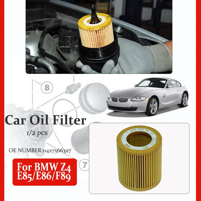 

Car Fuel Filter Fit For BMW Z4 E85 E86 F89 1142756632 Coupe Roadster High Quality Oli Solvent Filter Combustible Car Accessories