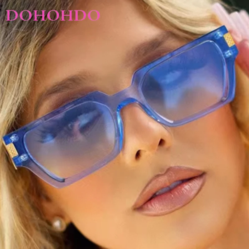 

Fashion Classic Designer Small Square Rivet Sunglasses Women Men Vintage Trendy Sun Glasses Female Driving Travel Shades UV400