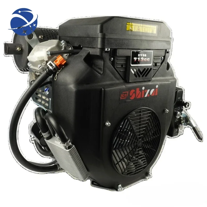 YYHCEngines With Two Cylinder OHV E- Start V Twin Gasoline Engines 27hp