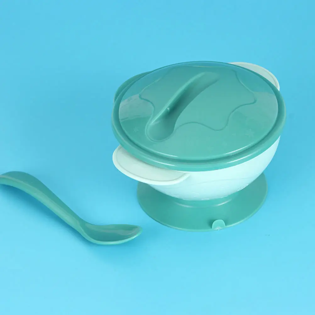 2 مجموعات تغذية الطفل أدوات المائدة شفط كأس السلطانيات نونسليب تصميم قوس ملعقة وشملت الألوان الزاهية المحمولة للمنزل السفر التخييم