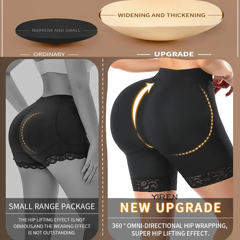 3D Butt Lifter Shorts Padded Hip Enhancer Panties for Instant Curves Seamless Body Shaper Underwear Women Big Booty Enhancement
