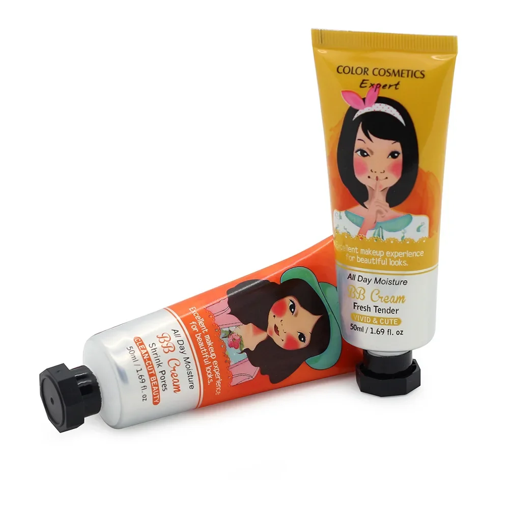 50ml Korean Makeup Face Base BB&CC Cream Foundation Make Up Concealer Moisturizing Whitening Liquid Cosmetics Music Flower