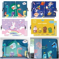 Nuevas cortinas magnéticas telescópicas de 2 capas para ventana de coche, mosquitera, cubierta solar, protección UV, bloqueador solar, cortina de malla para coche para niños y bebés