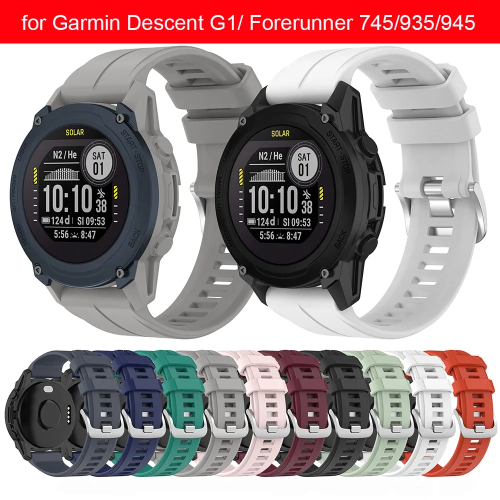 Band Strap for Garmin Forerunner 935 945 745 955/ Fenix 5 5plus/ Fenix 6 Fenix6 Pro/Approach S60 S62/ Descent G1/ instinct 2