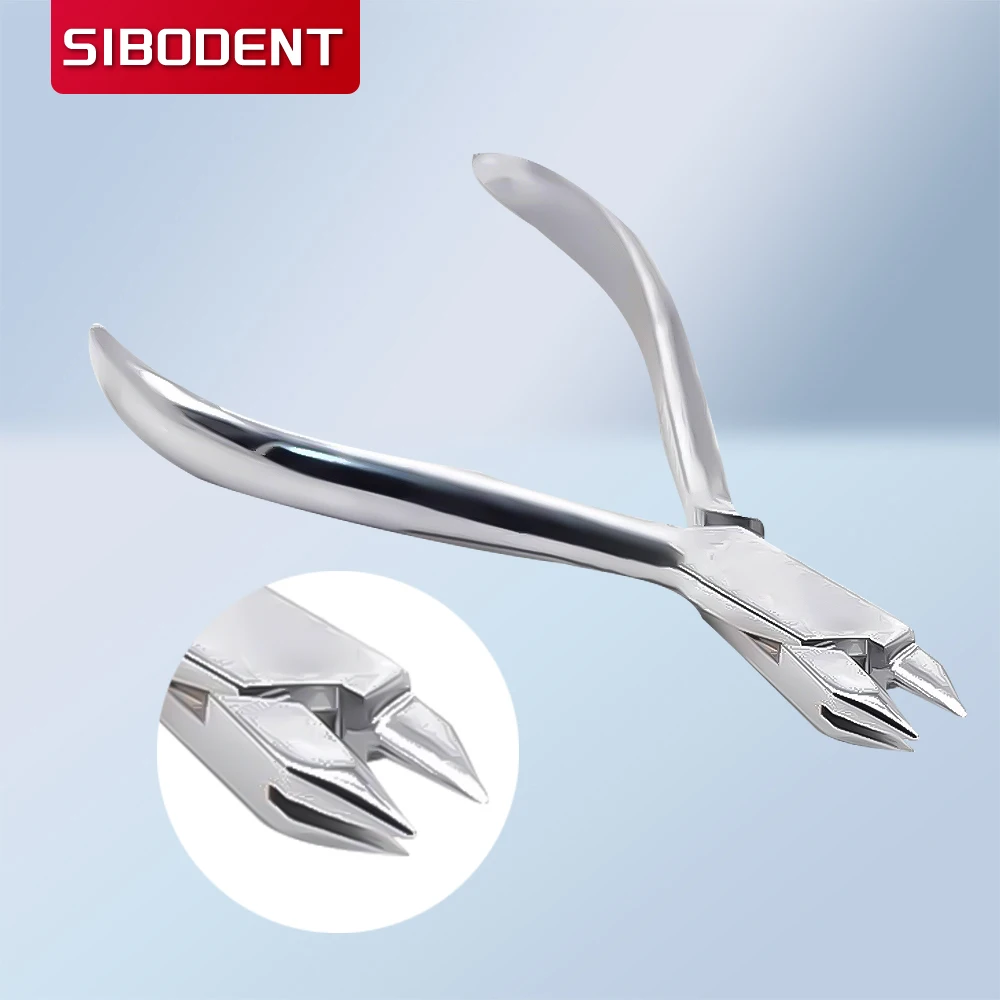 

Alicates dentales tres puntas y tres mandíbulas, para dar forma y doblar alambre de acero, herramientas odontológicas