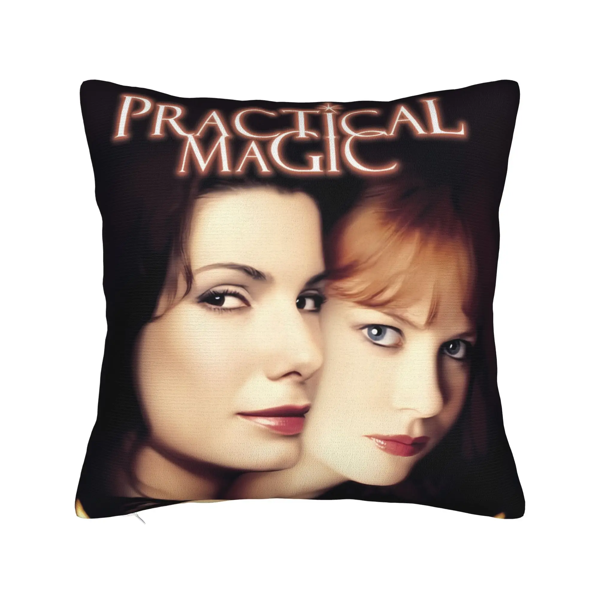 Practical Magic Black White Pillow Case  Soft Pillow Cover For Office Car Home Decor Morden Pillowcases