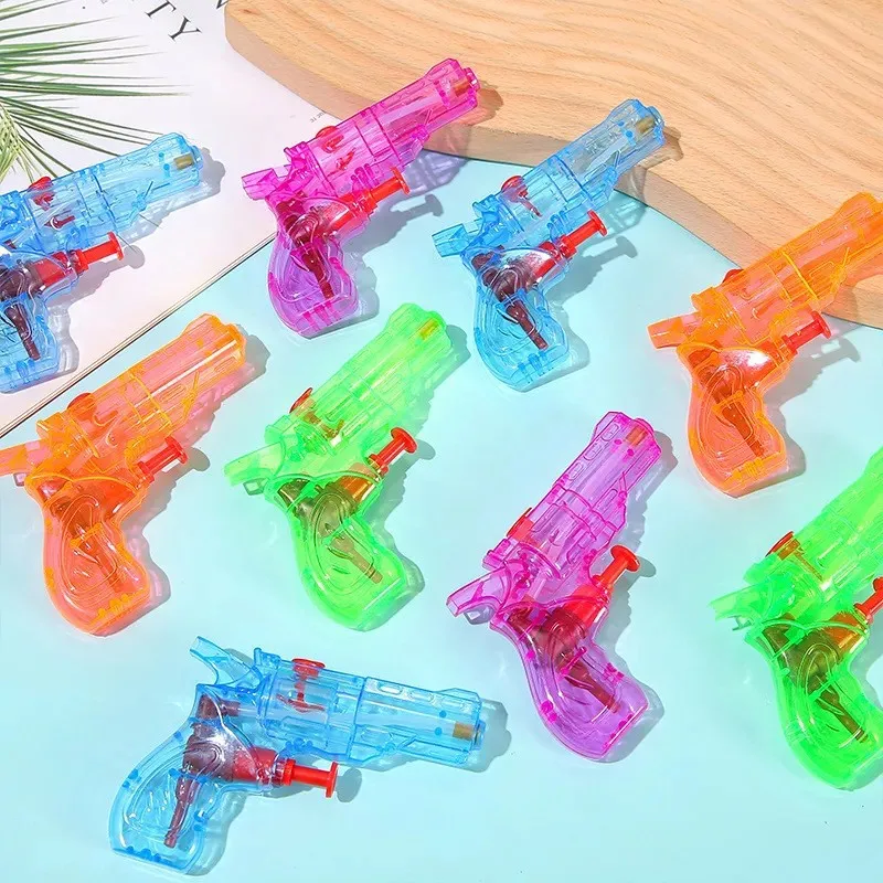 Mini Water Gun Summer Outdoor Water Spray Gun Pull High Pressure Range Beach Pools Water Fun Play Small Toys Children Boys Girls