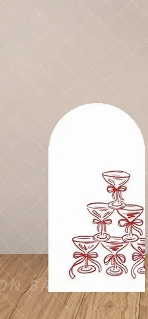 Custom A Special Delivery Baby Shower Arch Backdrop Cover Red Gingham Gender Reveal Party Decoration Event Background