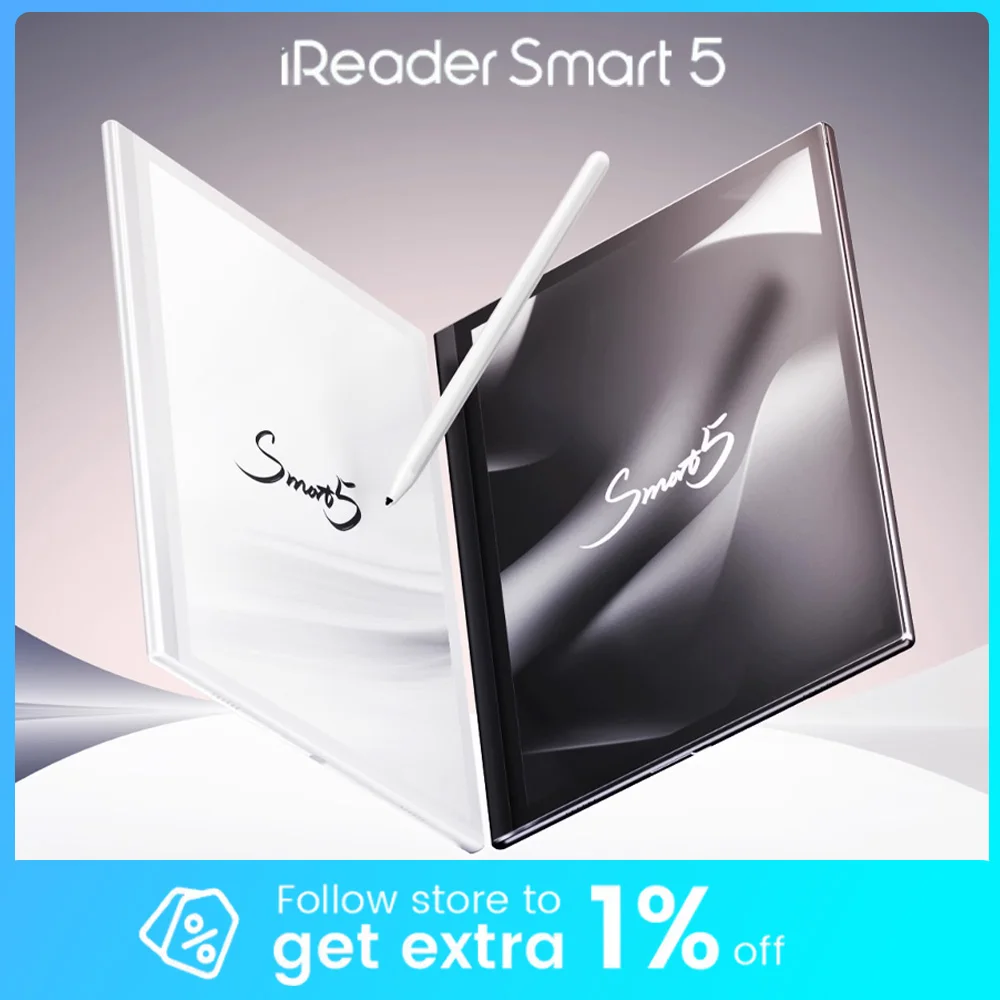 iReader Smart 5 E-Book Reader Ink Screen 1874*1404 10.3 inches 227PPI 4G 64G Reader Eye Protection E-Book Readers