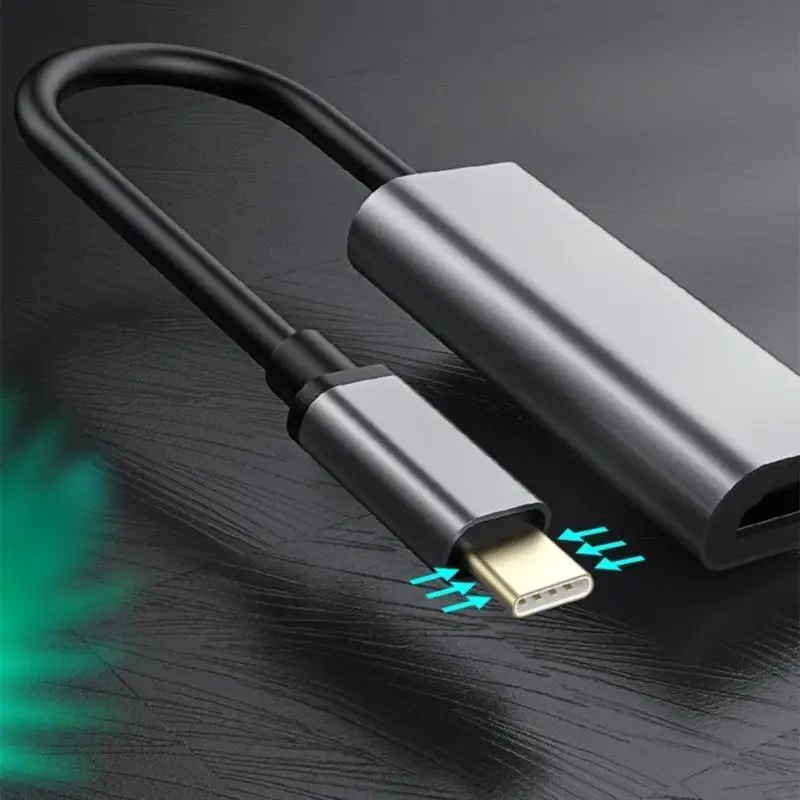 USB Type C naar HDMIS -adapter voor naadloos 4K streaming -ervaring 3840x2160