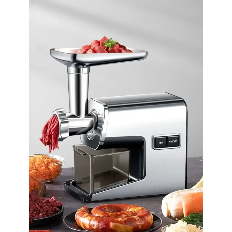 Commercial Electric Meat Grinder,Stainless Steel Mincer Sausage Stuffer,Easy Clean For Home Homemade Jerky Processing