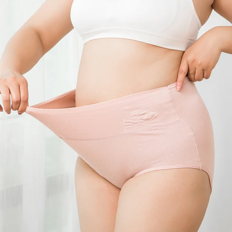 

3-пакет высоких утягивающих трусиков для женщин - контроль живота, нижнее белье больших размеров с хлопковым вкладышем и забавными принтами