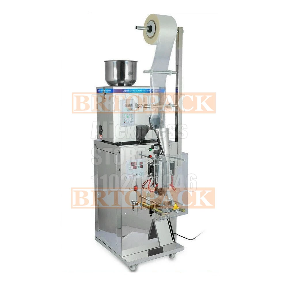 

1-50g Automatic Quantitative Sealing Machine Tea Bag Packing Machine Automatic Weighing Machine Powder/Granule Filler 110V/220V