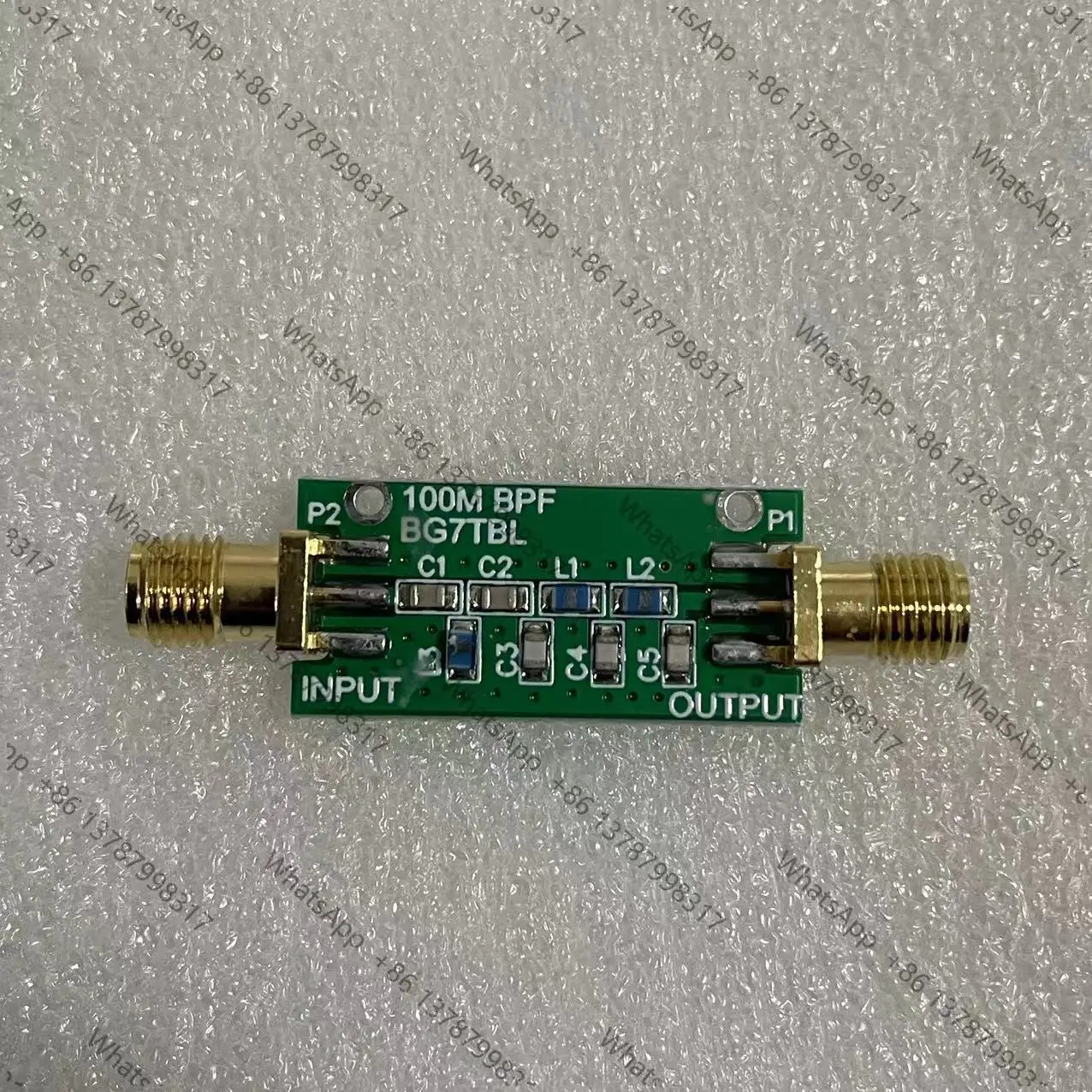 88MHz-108MHz FM Bandpass Filter 100MHz BPF module