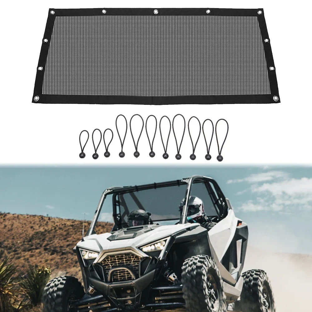 

UTV UV Sun Windshield Mesh Net Protection Shade Airflow Compatible with Polaris RZR PRO XP /PRO XP 4 Pro R/Turbo R 2020-2024