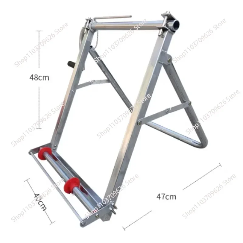 Agricultural Water Pipe Winder Floor Mounted Hose Retractor for Super Long Irrigation Tube Storage