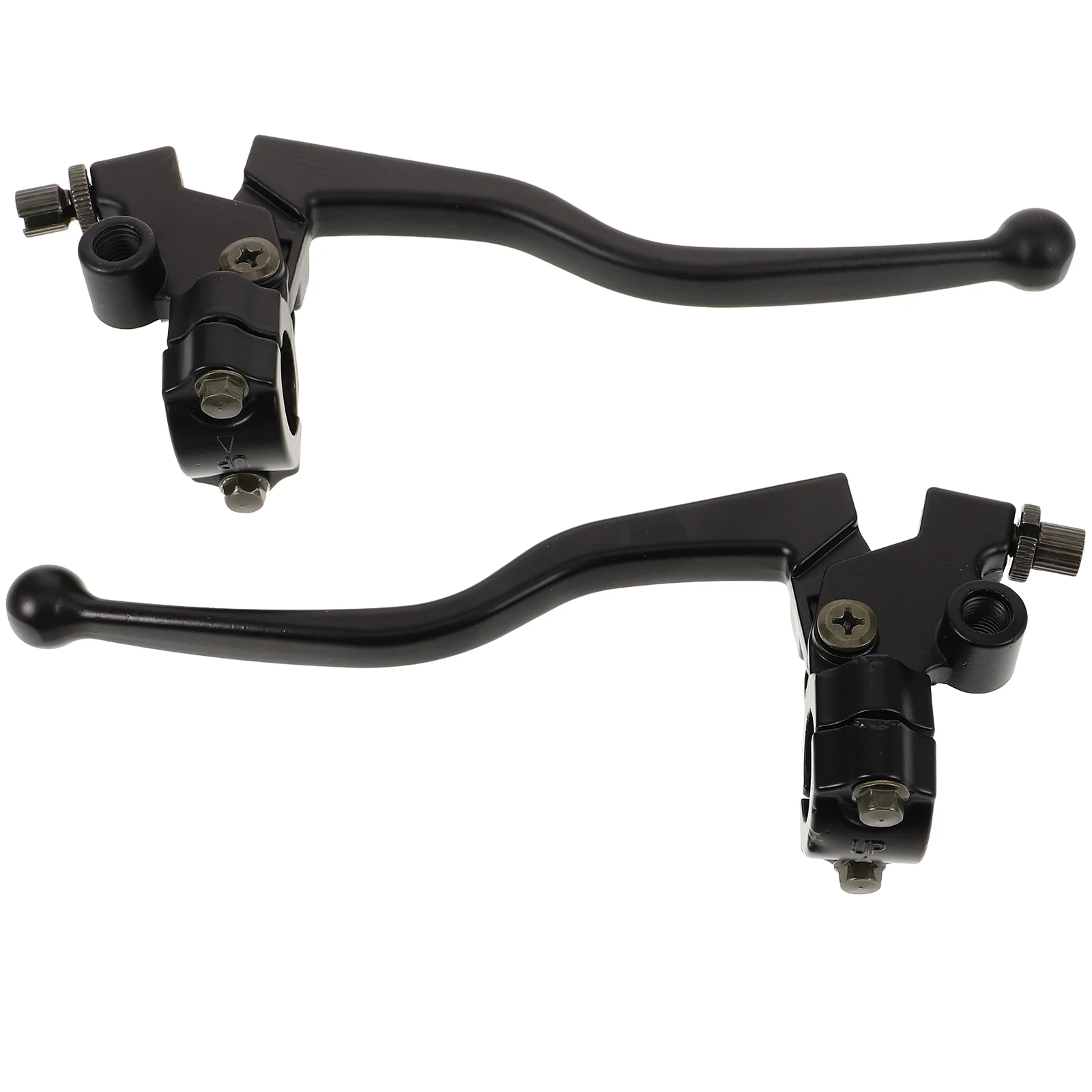 

Motorcycle Handlebar Holder Assembly Clutch Brake Lever Set Electric Bike FXD125GL125 Pair Durable Easy Install