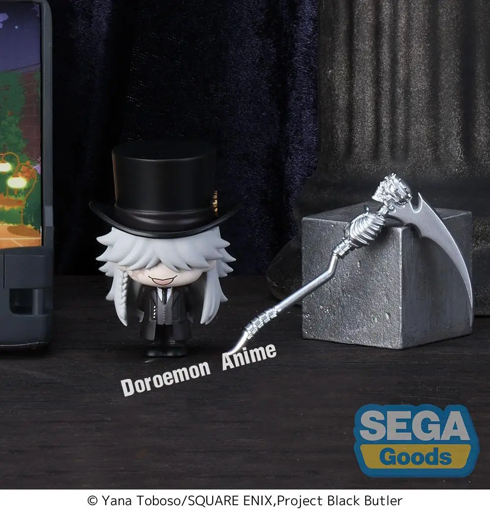 Pre-Order Original Sega Petite World Memories Black Butler -Public School Arc- Ciel Phantomhive Undertaker Sebastian Figures