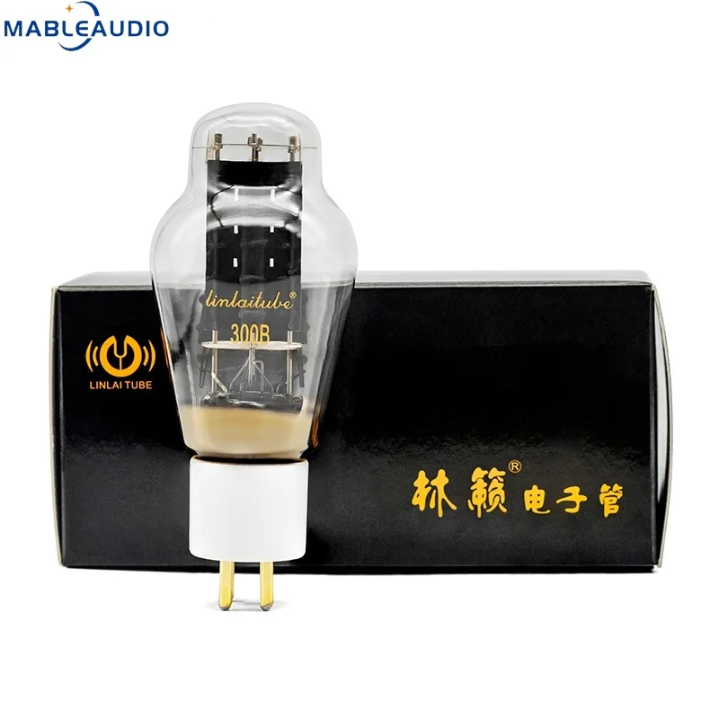 LINLAI 300B Direct-Heated Triode Vacuum Tube, With A Textured Carbon Screen Grid, Suitable For High-Fidelity Tube Power Amp