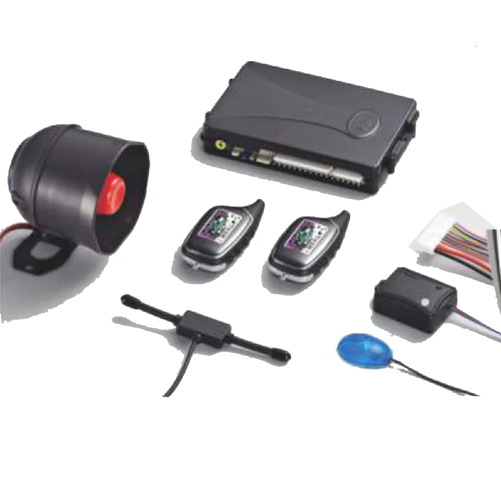 

PLC Remote Engine Start two way car alarm keyless entry system plc car alarm system with remote LCD screen