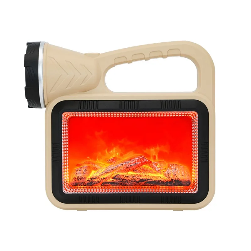Solar Portable Light LED Searchlight Outdoor Household Strong Light Flashlight COB Camping Tent Light Lighting Flashlight