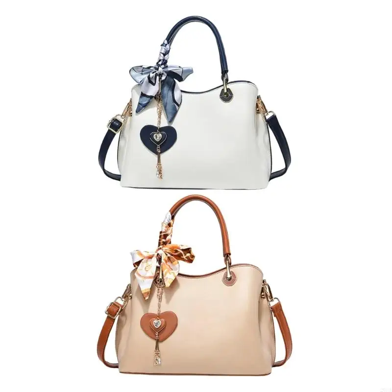 

Women Crossbody Bag Simple Shoulder Bag PU Leather Handbag Fashion Mum Bag 20CA