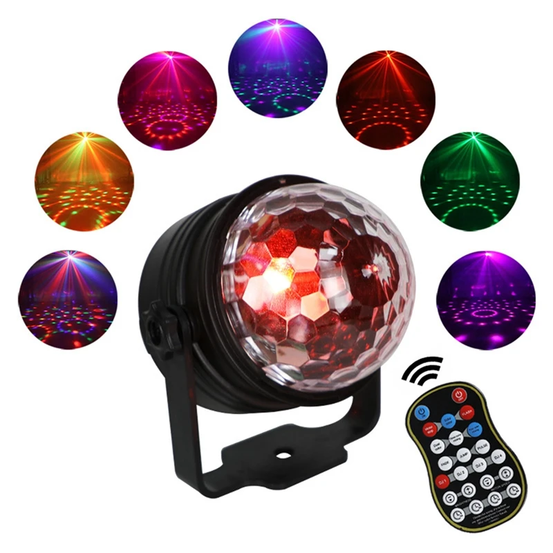 USB Rechargeable Party Light, LED Disco Ball,Voice-Controlled Party Decoration Light With Remote Control,Perfect Kids