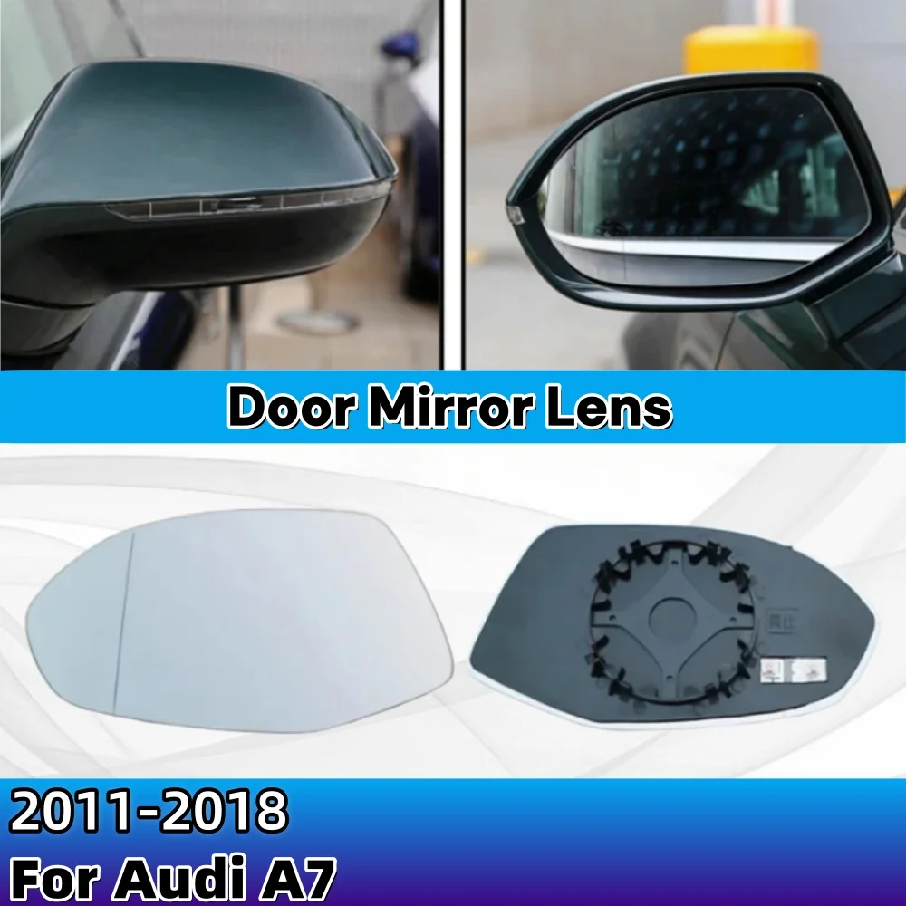 

Для Audi A7 2011-2018 автомобильные зеркальные линзы, отражающие стеклянные линзы с подогревом 4G8857535B 4G8857536A, аксессуар для заднего вида автомобиля
