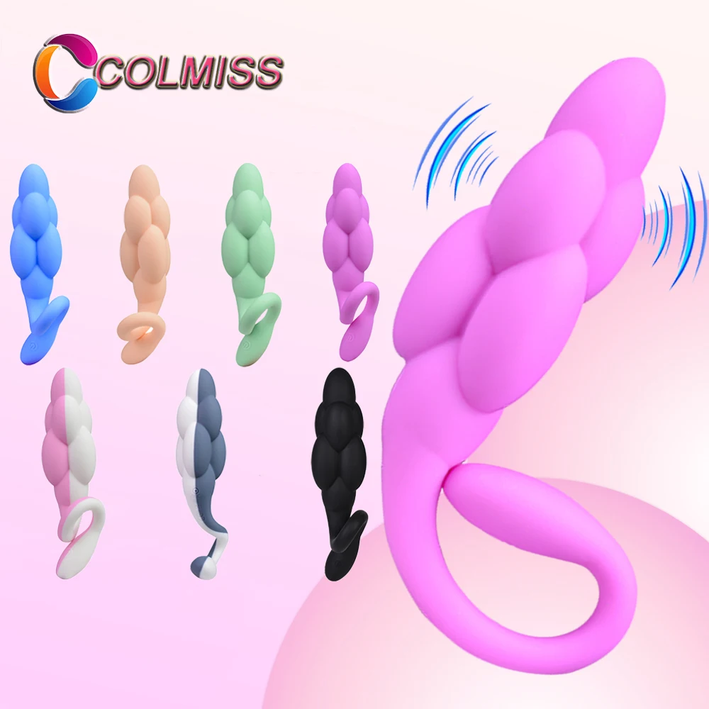 

COLMISS Long Tail Vibrator Double Vibrating Nipple Clitoral Stimulation Swing Suction Jumping Egg G-point Powerful Masturbation