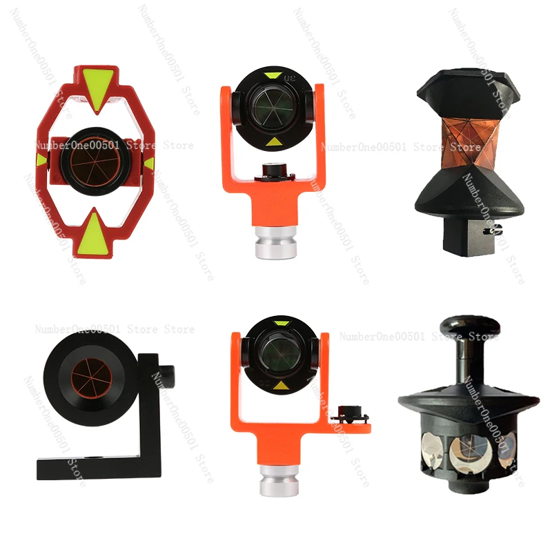 

1pcs Total Station Small Prism Single Prism Head L Shaped Right Angle Monitoring Prism Surveying Accessory