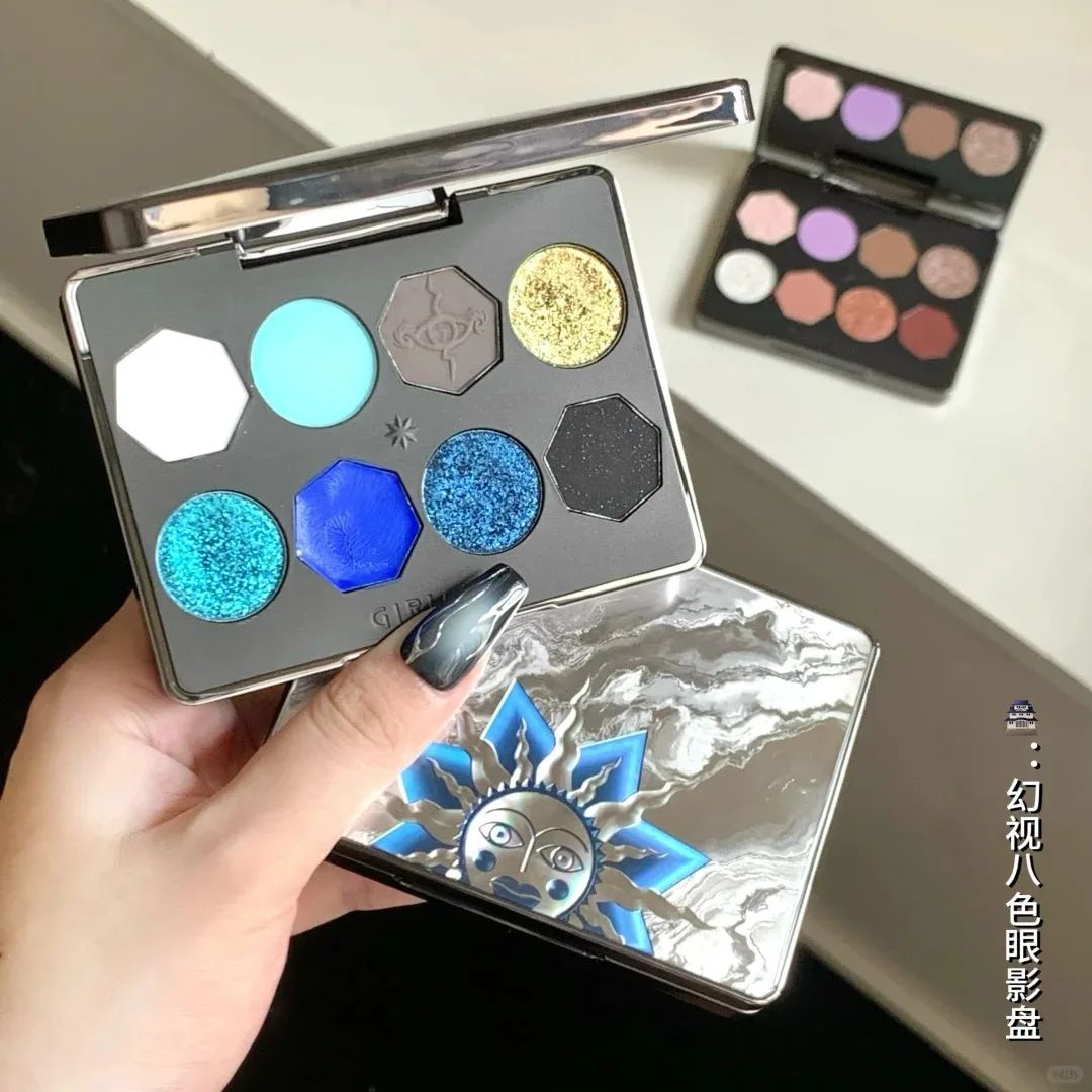 Girlcult Miomu سلسلة 8 لون بريق عينيه لوحة الحرباء ماتي لامع لوحة مقاومة للماء ظلال العيون سموكي ماكياج #3