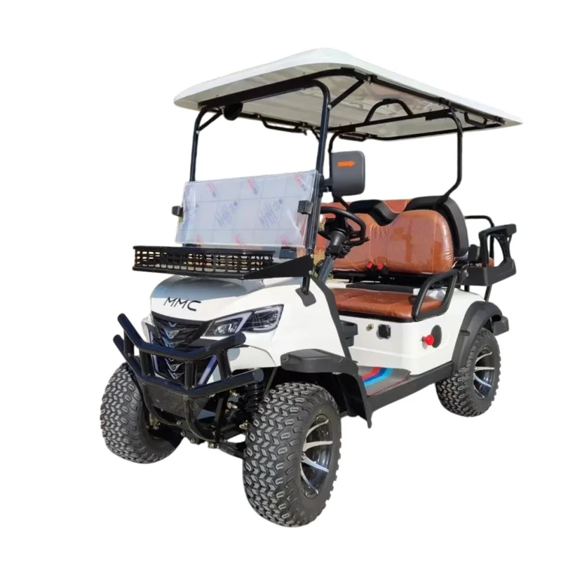 4WD 2+2 4 Seater Golf Cart 48V Mini Electric Golf Cart