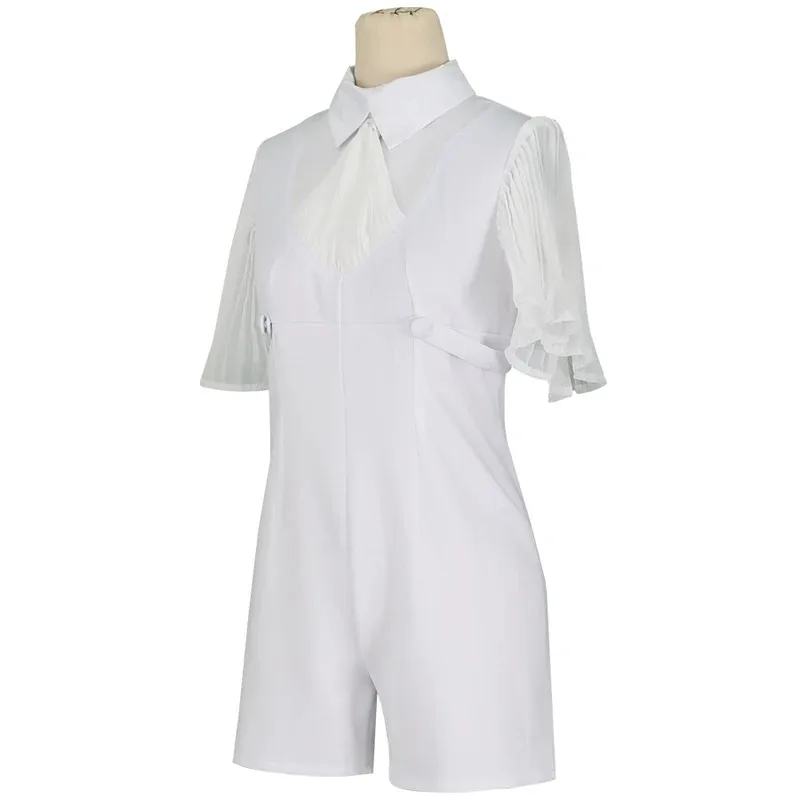 

25COSAnime Womens Phosphophyllite Jumpsuits Shielder Cosplay Costume jumpsuit Dress girls uniform Set