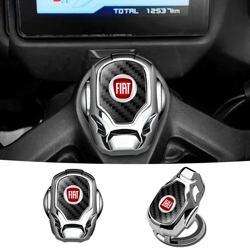 Car ONE-CLICK Start Button Protective Cover Emblem Stickers For Fiat Alfa Romeo Honda Jaguar Ford JEEP Acura Subaru Mitsubishi