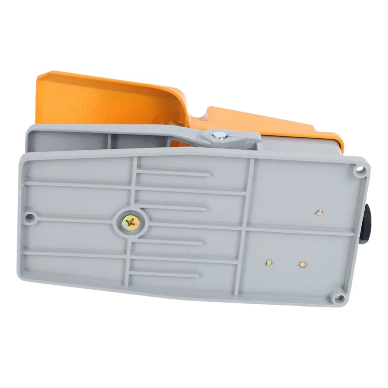 

A36T-2X LT4 Foot Switch Aluminium Case Treadle Pedal Switch For Machine Tool Control Silver Contact
