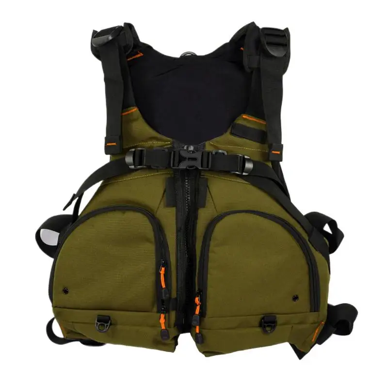 Kayak Vest Lightweight Jackets Buoyancy Aid Waterproof Kayak Fishing Jackets With Multi-Pocket Women Life Vest Adults Swim Vest