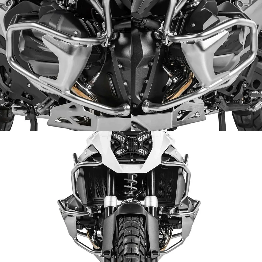 รถจักรยานยนต์ Highway CRASH Bar สําหรับ BMW R1300GS R 1300GS R 1300GS ผจญภัย 2023-2025 เครื่องยนต์ GUARD Protector บาร์กันชน Stunt CAGE