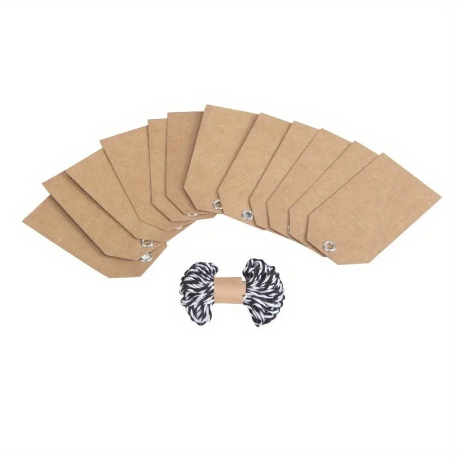 (Упаковка из 3 шт.) Крафт-бумага красочные подарочные бирки, добавьте украшения.